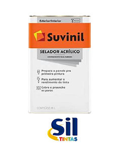 Selador Acrilico Suvinil 18.0 L