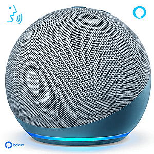 Caixa De Som Amazon Echo Alexa Smart (4ª Geração): Com som premium  inteligente - AZUL
