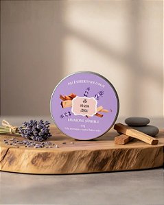 Vela Aromática Paz e Tranquilidade Lavanda e Sândalo Pocket 70mg
