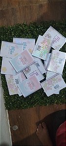 Kit 25 Caderninhos personalizados