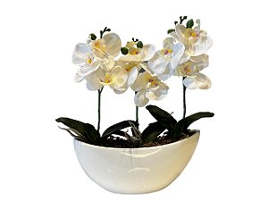 Arranjo de Orquídeas Artificial Baby - 3 Hastes