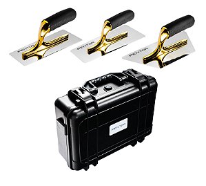 Kit Maleta e Desempenadeiras (pequena + grande + trapezoidal)