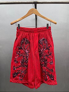 Spark Red Mesh shorts
