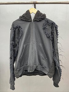 Crow sherling hoodie