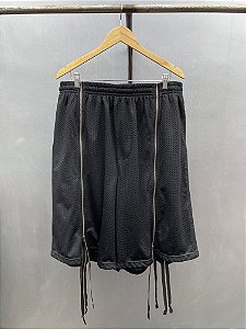 Zip up mesh shorts