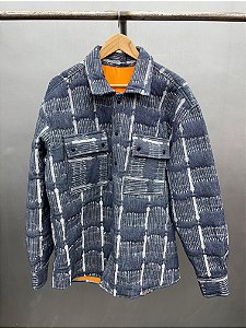 Cemetery gates embroidered padded overshirt