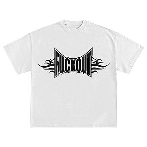 Camiseta Fuck Out - Branco
