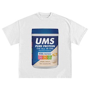 Camiseta UMS Protein - Branco