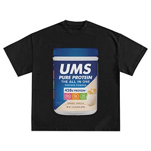 Camiseta UMS Protein - Preto