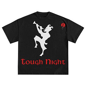 Camiseta Tough Nigth - Preta e Vermelha