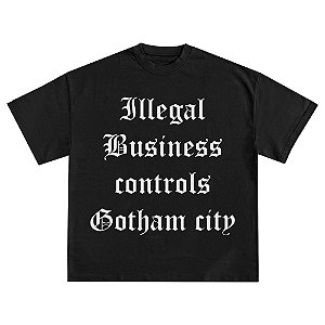 Camiseta Gotham City - Preta