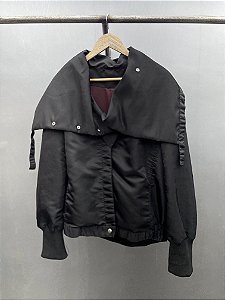 Dystopian Psycho Killer Jacket Nylon Preta