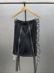 Pope zip up mesh shorts