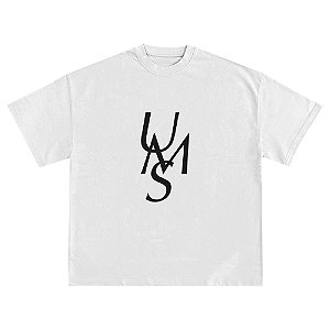 Camiseta UMS monogram Branca
