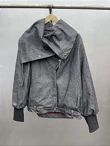 dystopian psycho killer denim jacket