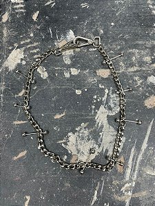 Piercing wallet chain