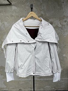 Dystopian Psycho Killer Jacket Ripstop Branca
