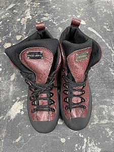 Snake Leather Hiking Boots