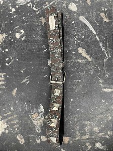 Camo Tiger studded Leather belt