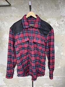 Flannel Shirt Nylon Red