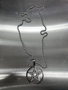 Circle Pentagram with ball chain