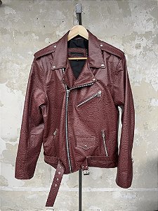UMS 458-LL snakeskin napa Leather perfecto biker Jacket