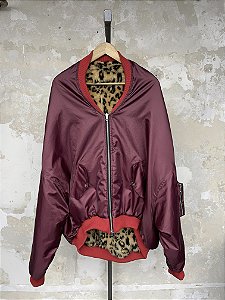 Double face bomber jacket