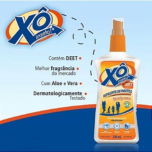 Xô Insetos Repelente de Insetos Spray com 200ml