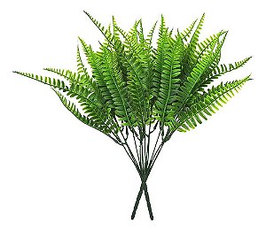 Kit Buquê Samambaia Artificial Decorativa 43cm 2 Unidades