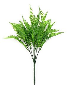 Buquê Samambaia Artificial Folhagem Decorativa 43cm Premium