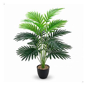 Planta Artificial Palmeira 18 Folhas Coqueiro Árvore 70cm