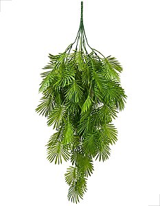 Pendente Palmeira Coqueiro Artificial 80cm Realista Verde