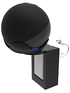 Suporte All In One Stand de Tomada CompatÍvel com Amazon Alexa Echo Dot 4 - Smart Speaker Home - Alto Falante Inteligente - Preto - ARTBOX3D