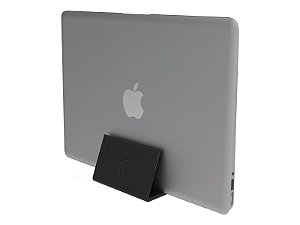 Suporte de Mesa PRETO Para Notebook Fechado Vertical Apoio de Mesa L16 Compatível com Macbook, Samsung, Dell - ARTBOX3D