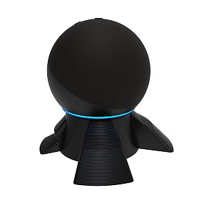 Suporte Stand Apoio de Mesa para Amazon Alexa Echo Dot 4 Geração - Home Smart Speaker - Robo The Vox - Minimalista - Preto