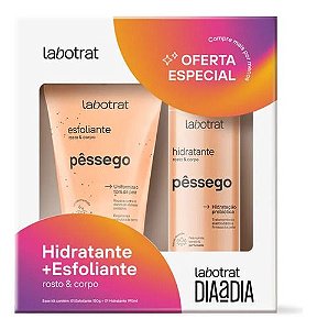Kit Esfoliante e Hidratante Pêssego 200g | Labotrat