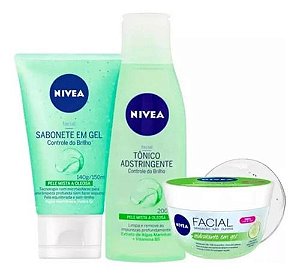 Kit Skin Care Rotina de Cuidados Antioleosidade | Nivea