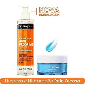 Kit Skin Care: Gel de Limpeza 200ml + Hidratante 50g | Neutrogena