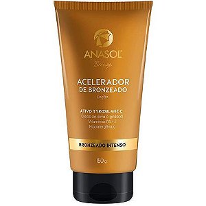 Acelerador de Bronzeado Anasol Loção - Óleos de Oliva e Girassol / Vitamina B5 + E - Hipoalérgico 150 g