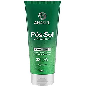Anasol Gel Hidratante Pós-Sol  Ação Calmante Hipoalergênico Aloe Vera - 200g