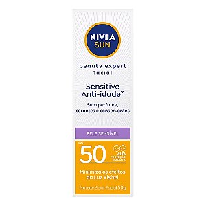 Protetor Solar Facial Sun 50 FPS Beauty Expert | Nivea