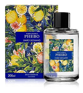 Deo Colônia Limão Siciliano 200ml | Phebo
