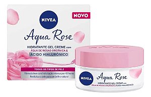 Nivea Aqua Rose Hidratante Facial Gel Creme 50g