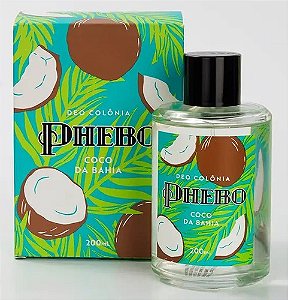 Colônia Desodorante Phebo Coco Da Bahia Origens Unissex 200ml