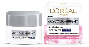 L'oreal Paris Glycolic Bright Gel Creme Noite - 49g
