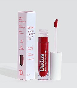 Batom Líquido Matte 12h 5ml | Dailus