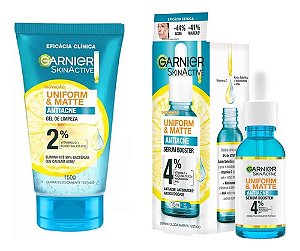 Kit Antiacne: Gel de Limpeza 150g + Sérum 30ml | Garnier