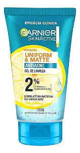 Gel de Limpeza Facial Uniform Matt Antiacne 150g | Garnier
