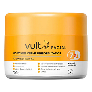 Hidratante Creme Uniformizador Facial 7 em 1 100g | Vult