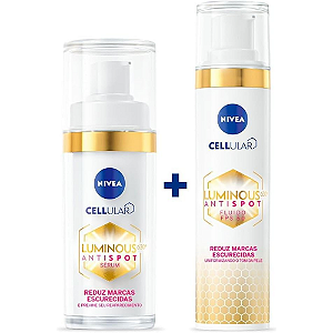 Kit Luminous 630 Sérum 30ml + Fluido FPS50 40ml | Nivea